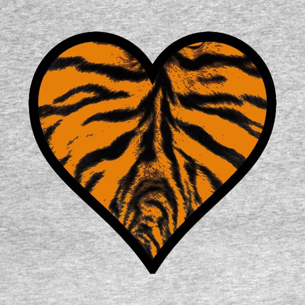 Tiger Stripe Heart by CatsandBats